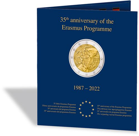 Album de pièces de 2 euros Presso "35 ans du programme Erasmus"