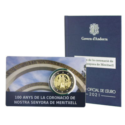 Andorre 2 Euro 2021 PP Couronnement de Méritxell