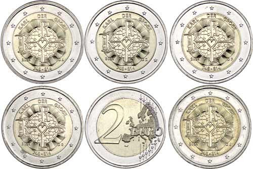 Allemagne 2 Euro 2023 Charlemagne Mzz A - J