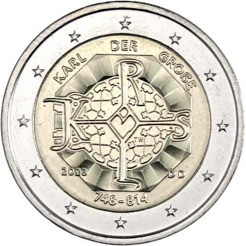 Allemagne 2 Euro 2023 Charlemagne Mzz D