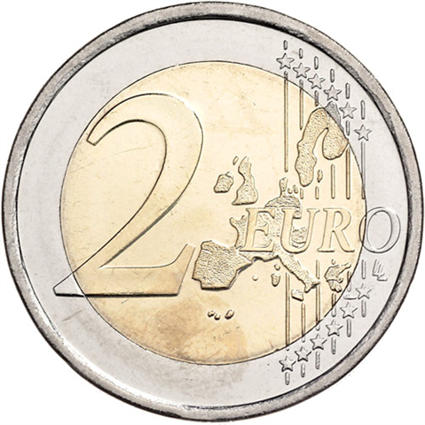 Pièce de 2 euros finlandaise de 2006 en circulation - Mûre arctique
