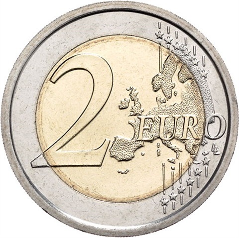 Pièce de 2 euros finlandaise de 2008 en circulation - Mûre arctique