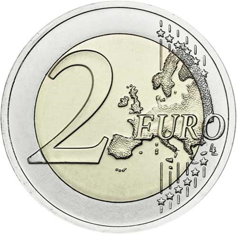 Pièce de 2 euros finlandaise de 2012 en circulation - Mûre arctique