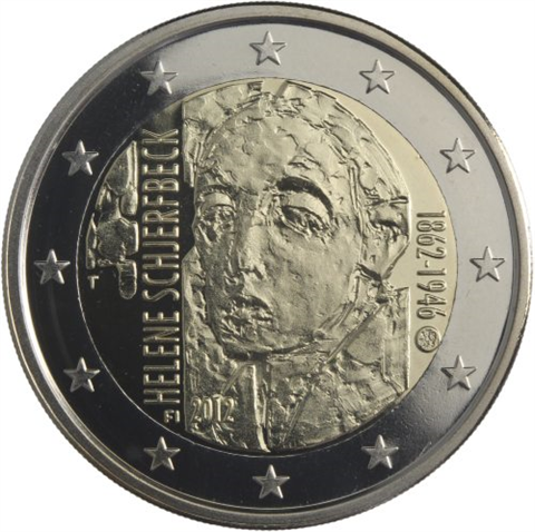Finlande 2 Euro 2012 PP En hommage à Helene Schjerfbeck
