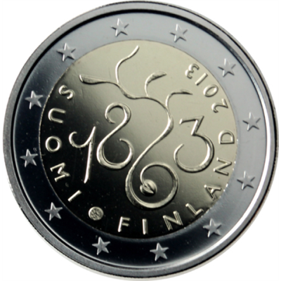 Finlande 2 Euro 2013 PP 150 ans du Parlement finlandais