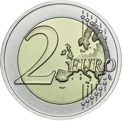 Pièce de 2 euros finlandaise de 2016 en circulation - Mûre arctique