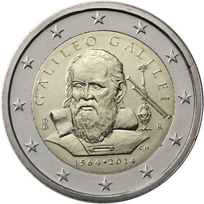 Italie 2 Euro 2014 Galilée