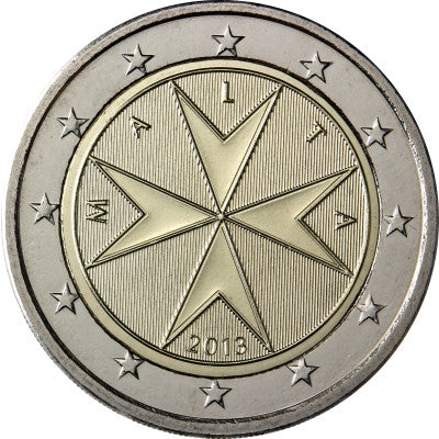 Malte 2 Euro 2013 stgl. Croix de Malte