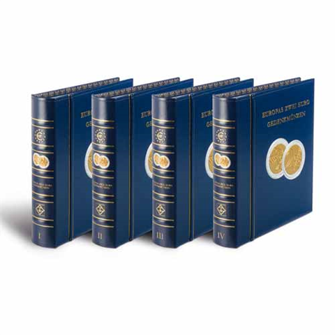 Album pour pièces Classic-OPTIMA « Pièces commémoratives de 2 euros d'Europe » avec étui de protection