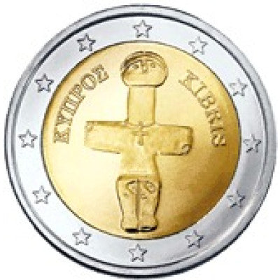 Chypre 2 Euro 2010 bfr. Symbole de Pomos
