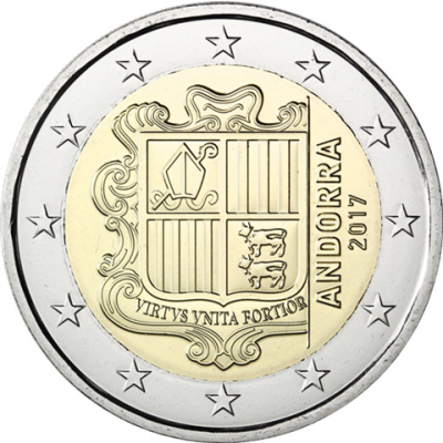 Armoiries nationales d'Andorre pour l'Euro 2017