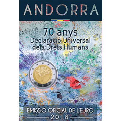 Andorre 2 Euro 2018 Déclaration des droits de l'homme