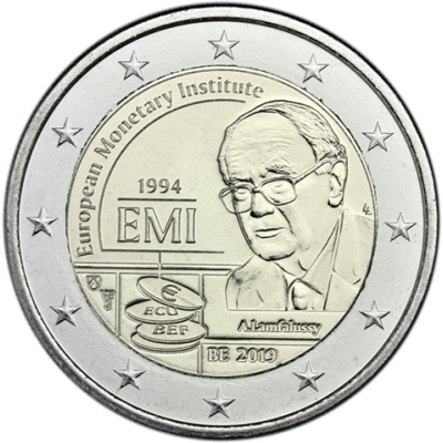 Belgique 2 Euro 2019 Institut monétaire européen