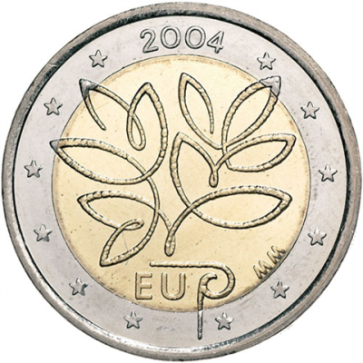 Finlande 2 Euro 2004 Élargissement de l'UE