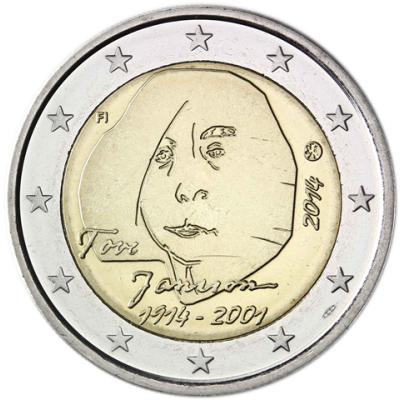 Finlande 2 Euro 2014 - Tove Jansson