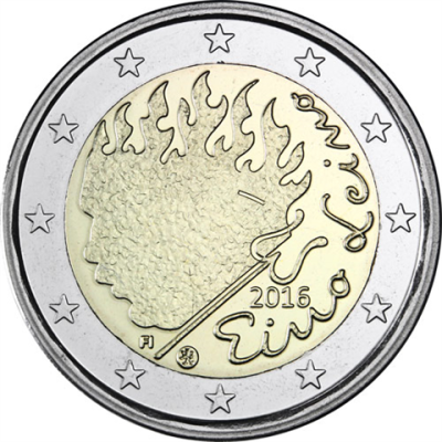 Finlande 2 Euro 2016 - Eino Leino
