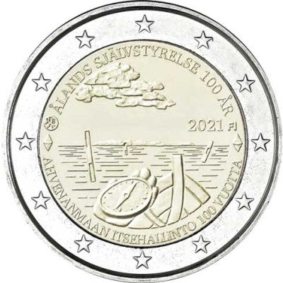 Finlande 2 Euro 2021 Åland - Gouvernement autonome des îles Åland