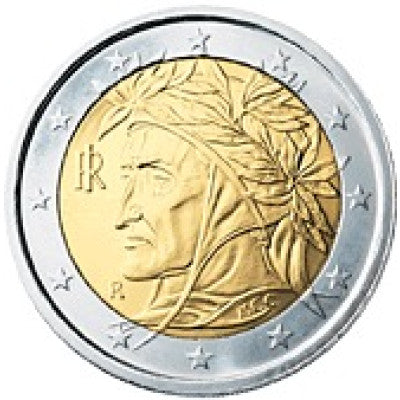Italie 2 euros 2006 bfr. Dante Alighieri