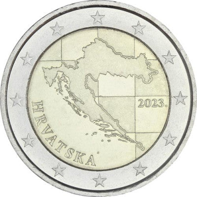Carte de la Croatie pour l'Euro 2023