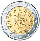 Portugal 2 Euro 2002 bfr. Sceau de Don Alfonso Henriques