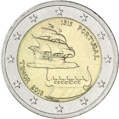 Portugal 2 Euro 2015 bfr. 500 ans de découverte du Timor portugais