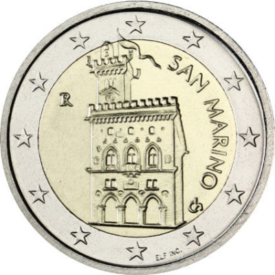 Saint-Marin 2 Euro 2003 bfr. Palais du Gouvernement