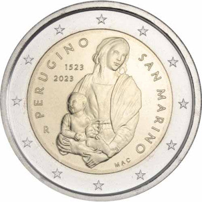 Saint-Marin 2 Euro 2023 Pietro Perugino